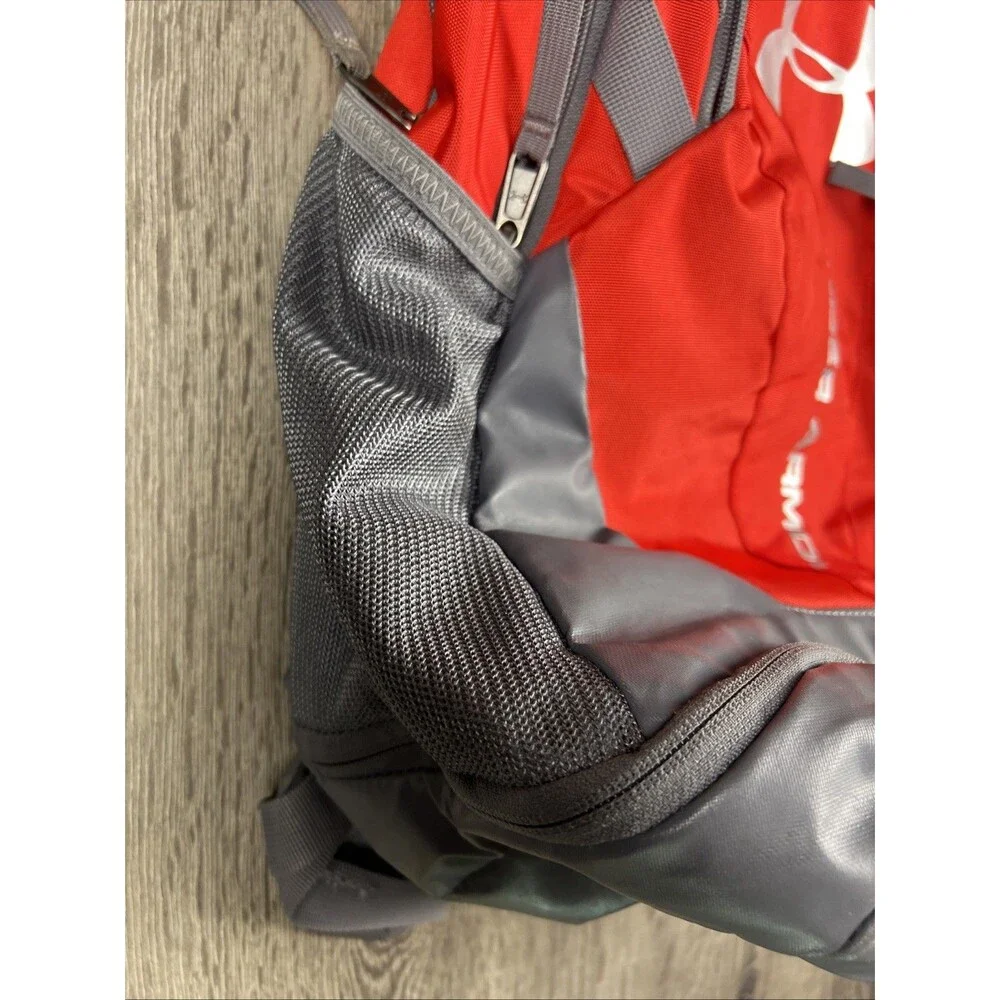 Under Armour Storm Gray And Red Backpack